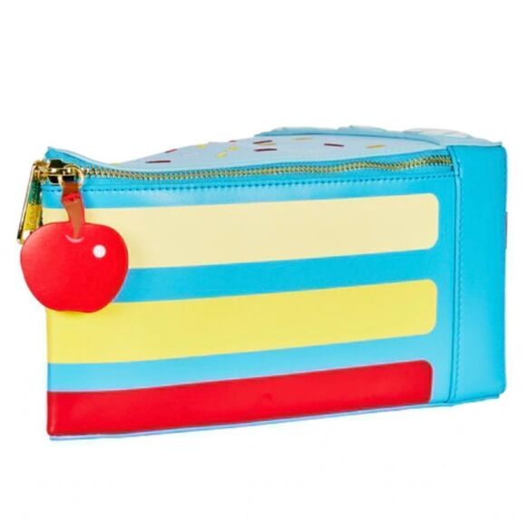 Snow White Cake Bundle!! Crossbody Bag, Card Wallet & Key Chain NEW Loungefly - Picture 3 of 11